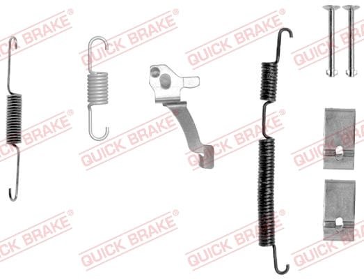 105-0017X-1R Quick Brake Accessory Kit B Shoe 105-0017X-1R – fits Hyundai Getz