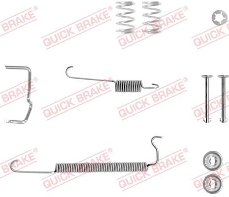 105-0064X-1L PIA Brake Shoe Spring Kit 105-0064X-1L – fits Chevrolet Corsa