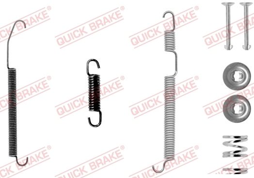 105-0068-1 Quick Brake Brake Shoe Spring Kit 105-0068-1 – fits Toyota Avanza