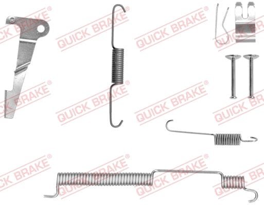 105-0073X-1L Quick Brake Accessory Kit B Shoe 105-0073X-1L – fits Ford Ranger