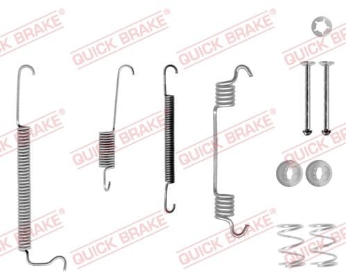 105-0629X-1 Quick Brake Brake Shoe Spring Kit 105-0629X-1 – fits Opel Kadett