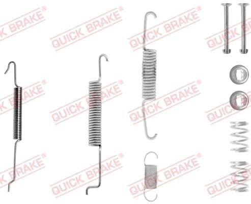 105-0680-1L Quick Brake Accessory Kit B Shoe 105-0680-1L – fits VW Polo
