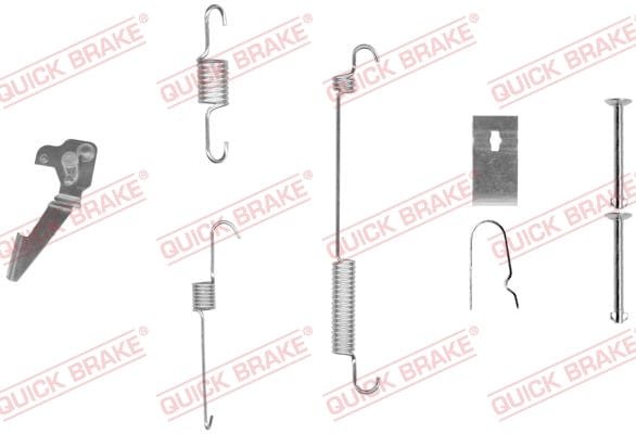 105-0846X-1L Quick Brake 637 Left Drum Spring 105-0846X-1L – fits Hyundai Getz