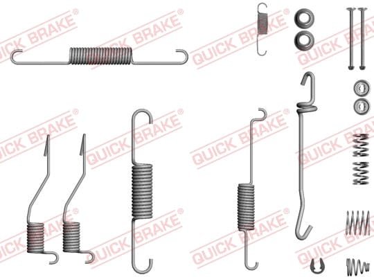 105-0852-1 Quick Brake Brake Shoe Spring Kit 105-0852-1