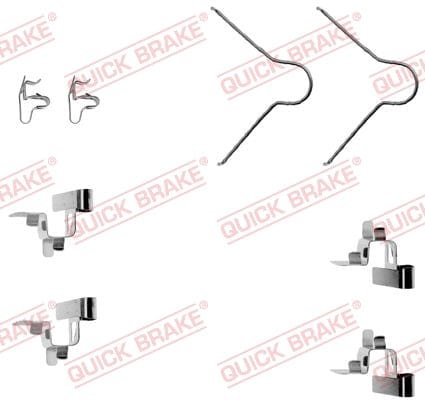 109-1030-1 Quick Brake Anti Rattle Clip 109-1030-1 – fits Toyota