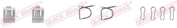 109-1055X-1 Quick Brake Brake Pad Clip 109-1055X-1 – fits Fiat Uno