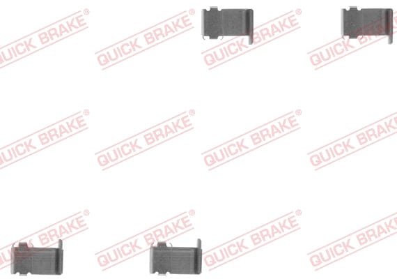 109-1162-1 Quick Brake Pad Kit 109-1162-1 – fits Daihatsu Terios