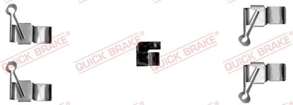 109-1238-1L Quick Brake Brake Pad Clip Kit 109-1238-1L – fits Toyota Quantum