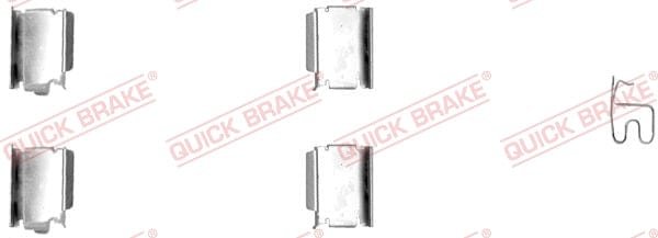 109-1246-1 Quick Brake Brake Pad Clip Kit 109-1246-1 – fits Jeep Wrangler