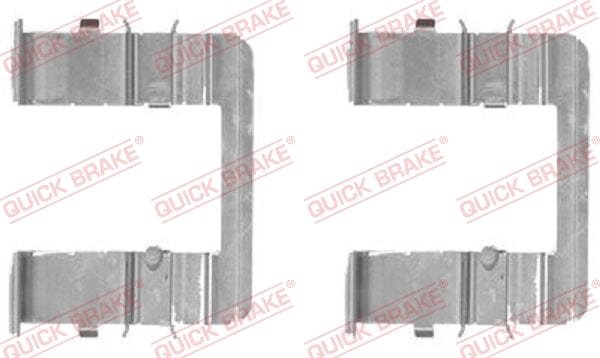109-1744-1 Quick Brake Anti Rattle Clip 109-1744-1 – fits Hyundai H1