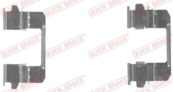 109-1834-1 Quick Brake Accessory Kit B Pads 109-1834-1 – fits Isuzu KB300