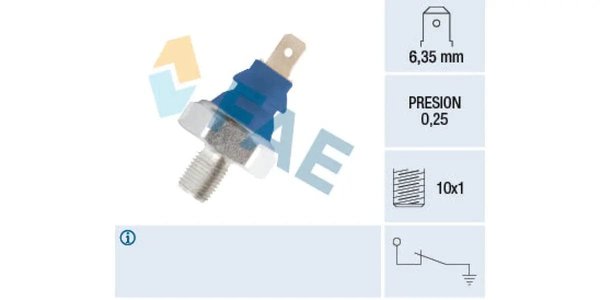 11690 FAE Oil Pressure Switch 0.25 M10X1.00 11690 – fits VW Kombi