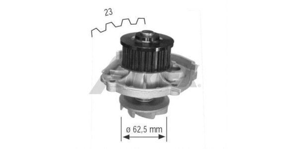 1661 Airtex Water Pump Fiat 1661 – fits Fiat Grande