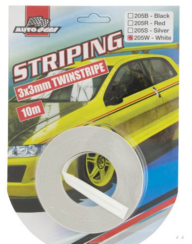 205W Twinstripe White 3X3 205W