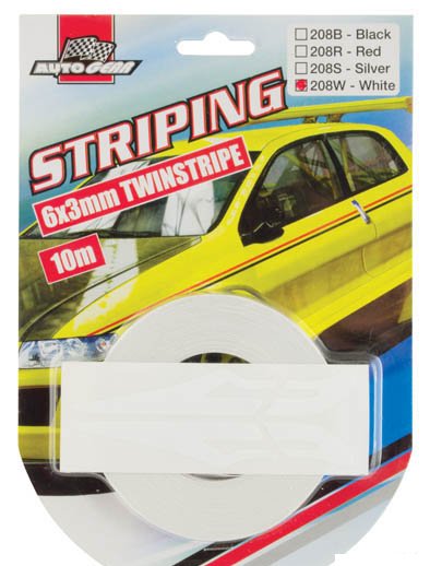 208W Autogear Twinstripe White 6X3 208W