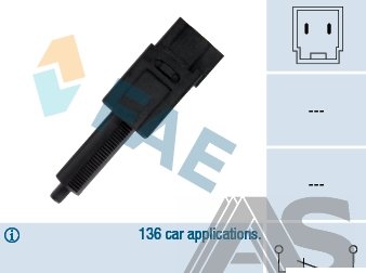24495 FAE BL/SW 2PIN Man/Foot 24495 – fits Nissan Micra