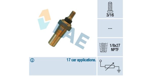 32040 FAE Temperature Switch 1PIN 1/8X27NPTF 32040 – fits Ford Sapphire
