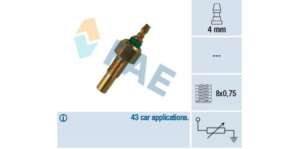 32170 PIA Temperature Switch 1PIN M8X0.75 32170 – fits Mazda 323