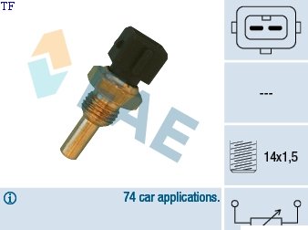 32560 Temperature Switch 2PIN M14X1.5 32560