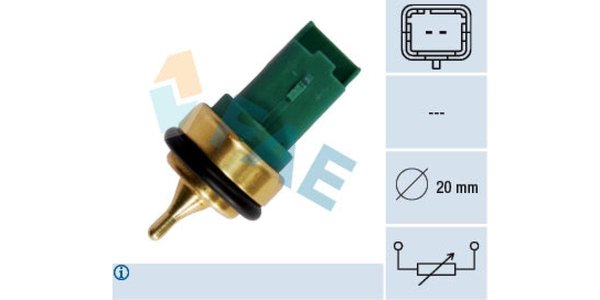 33707 FAE Temperature Switch 2PIN 20mm D 33707