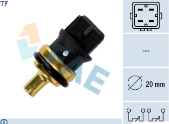 33785 Temperature Switch 4PIN 20mm D 33785 – fits Audi A4
