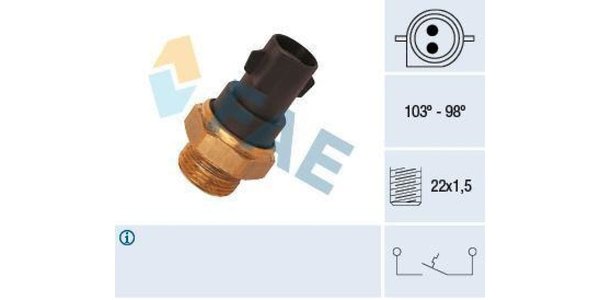 37290 FAE Fan Switch F/SW 103-98C M22X1.5 37290 – fits Ford Escort