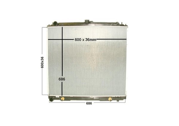 376749721 Auxiliary Radiator 376749721 – fits Toyota Quantum