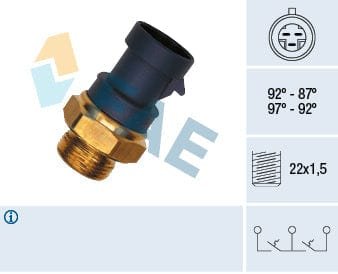 37910 PIA Fan Switch F/SW 92-87C M22X1.5 37910 – fits Alfa Romeo 146