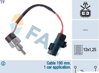 41249 RL/SW 2PIN M12X1.25 41249 – fits Mitsubishi Pajero