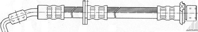 510972 Quick Brake BRK Hose Isuzu KB/WF 510972 – fits Isuzu Frontier