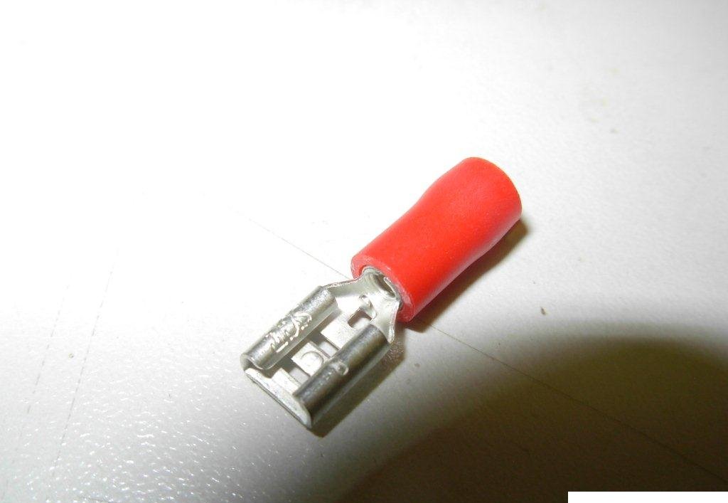 741TERM Espa Terminal Push-On F/M Red 741TERM