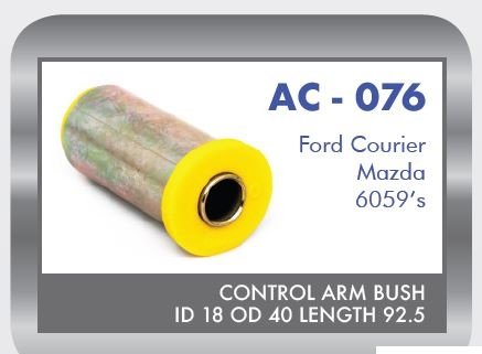 AC076PU Motopart S/Bush Ford/Mazd/Toyota AC076PU – fits Toyota Hilux