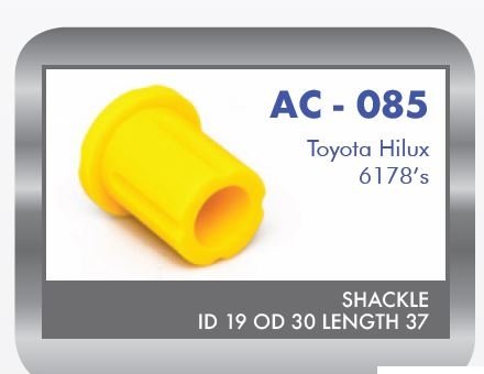 AC085PU Motopart Rear Upper Bush AC085PU – fits Toyota Hilux