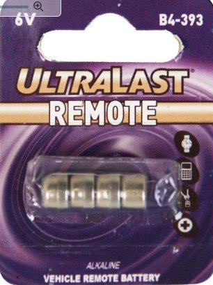 B4-393 Uniross Lithium Coin 6V Battery B4-393