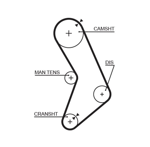 BMW110SFSD Timing Belt BMW110SFSD – fits BMW 525