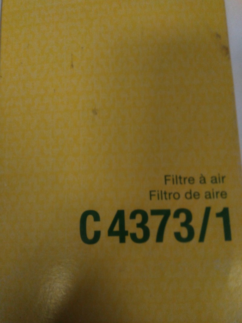 C4373/1 Filters - AIR FILTER