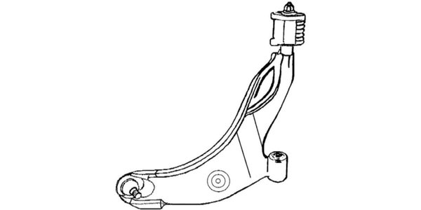 CS210R Front Lower Control Arm CS210R – fits Hyundai Accent