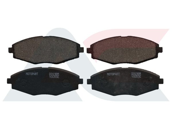 D3198M Motopart Disc Pad Daewoo/Daihats D3198M – fits Chevrolet Spark