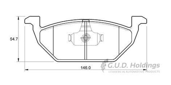 D3299S Safeline Disc Pads D3299S – fits Opel Astra and Zafira