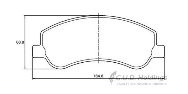D3789S Disc Pads Front - VW Amarok 2.0Tsi - Safeline D3789S