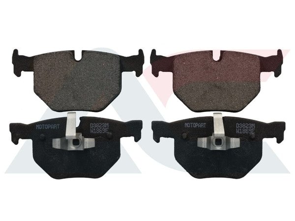 D3823M Disc Pads Rear - BMW 330D 330I - Motopart D3823M