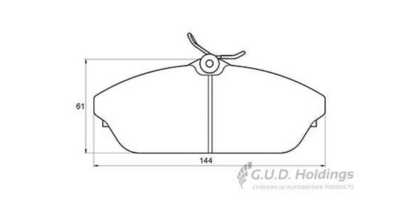 D3920S Disc Pads Front - Tata Xenon 2.2D & others - Safeline D3920S
