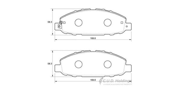 D3978TS Disc Pads Front - Nissan Nv350 Impendulo - Safeline D3978TS