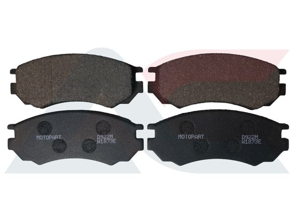 D922M Disc Pads Front - Nissan Sentra - Motopart D922M