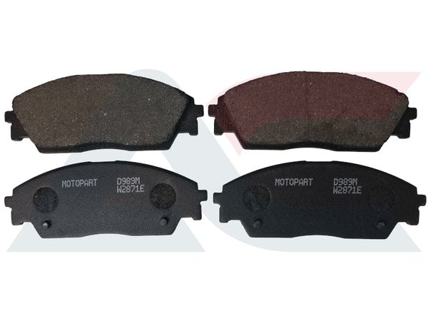D989M Disc Pads Front - Honda 160I Dohc - Motopart D989M
