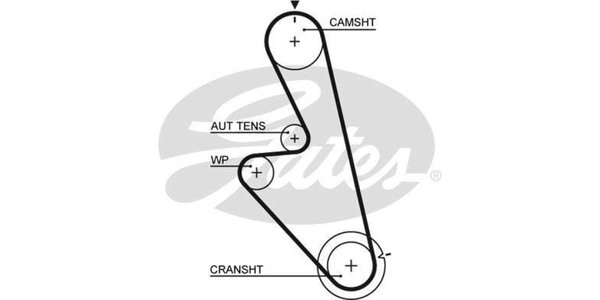 DAE125FSD Timing Belt DAE125FSD – fits Daewoo Espero and KB200
