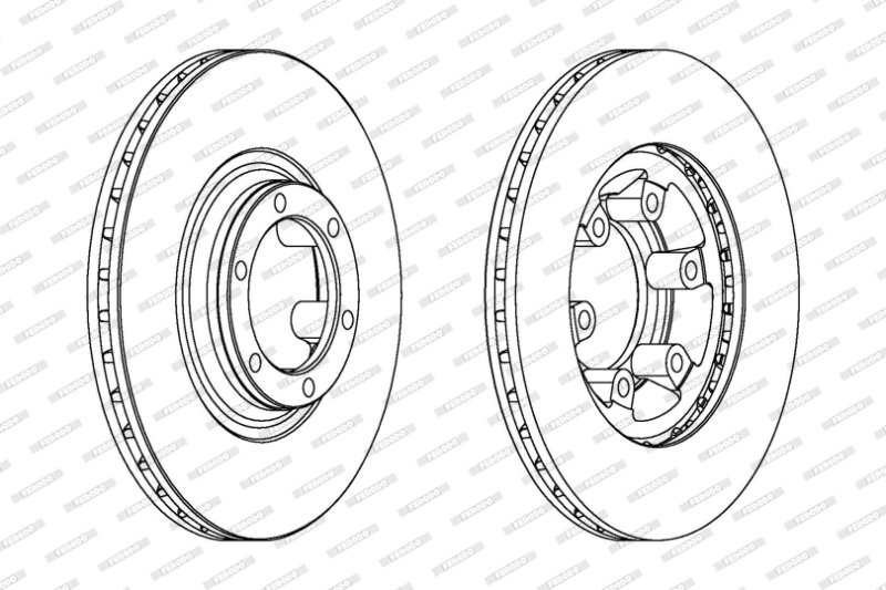 DDF460X Brake Disc Vented F DDF460X