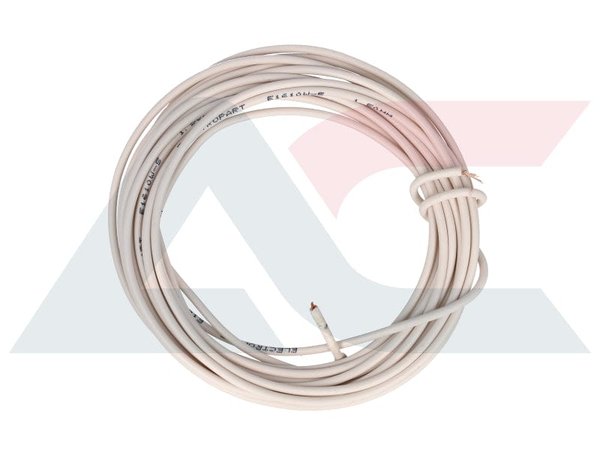 E1610W-5 Electropart White Electrical Cable E1610W-5