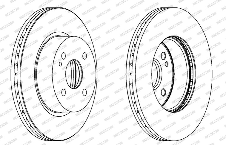 FPVD4107 FAI Brake Disc Front FPVD4107 – fits Ford FIESTA3
