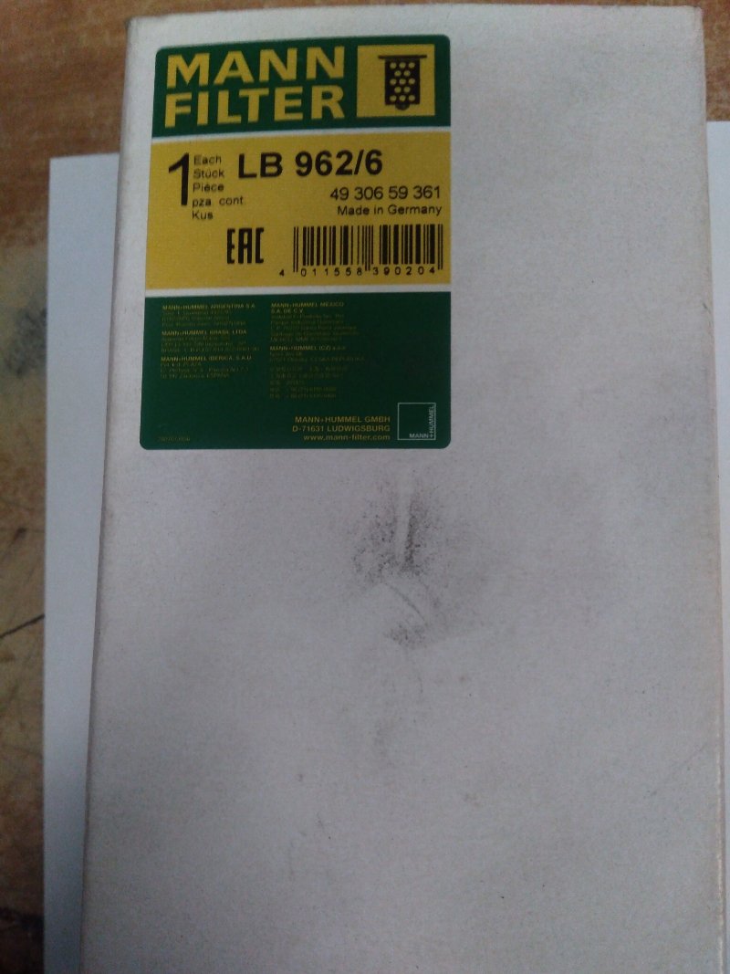 LB962/6 BHBW Filter Aos LB962/6